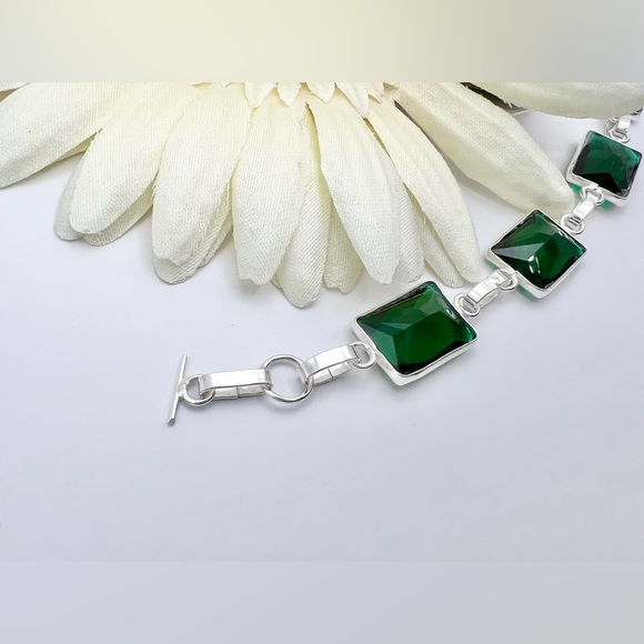 GREEN QUARTZ BRACELET - Picture 6 of 7